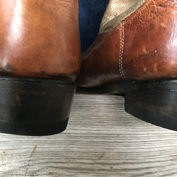 Women’s coachella cowgirl boots leather booties - Picture 5 of 10